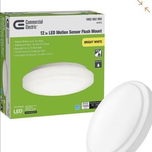 Commercial Electric 12 in. Adju Motion Sensor LED